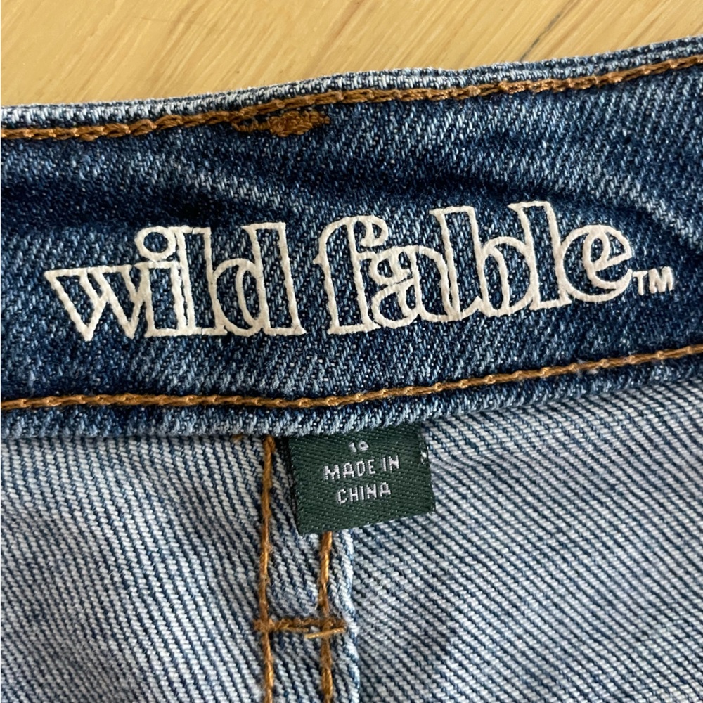Wild Fable High Rise Ripped Blue Jeans - Picture 4 of 5